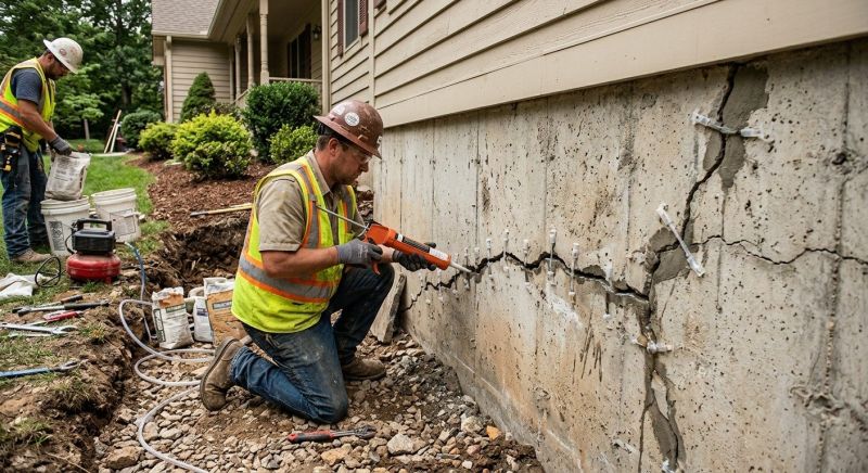 Cracked Foundation Repair in Beverly Hills, FL