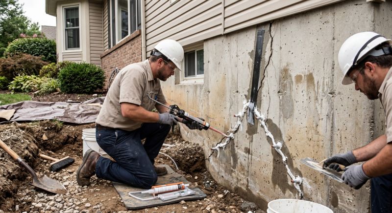 Foundation Crack Repair in Beverly Hills, FL