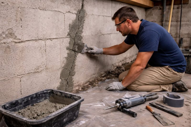 Foundation Crack Repair in Lecanto, FL