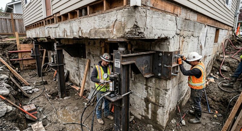 Foundation Lifting in Beverly Hills, FL
