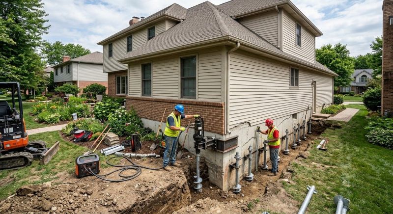 Helical Piers Installation in Citrus County, FL