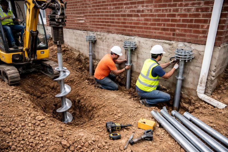 Helical Piers Installation in Citrus County, FL