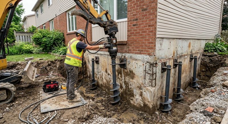 Helical Piers Installation in Citrus County, FL