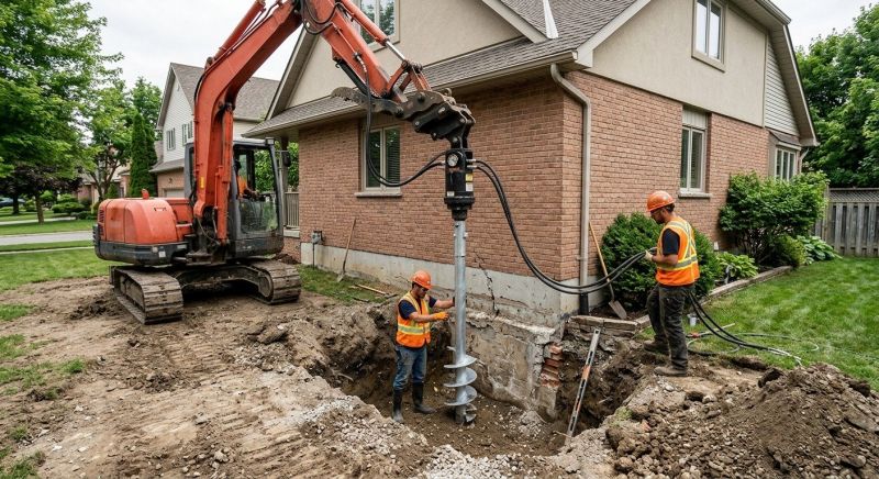 Helical Pile Installation in Citrus County, FL