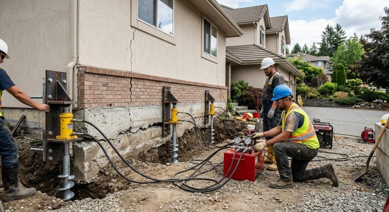 Sinking Foundation Lifting in Citrus County, FL