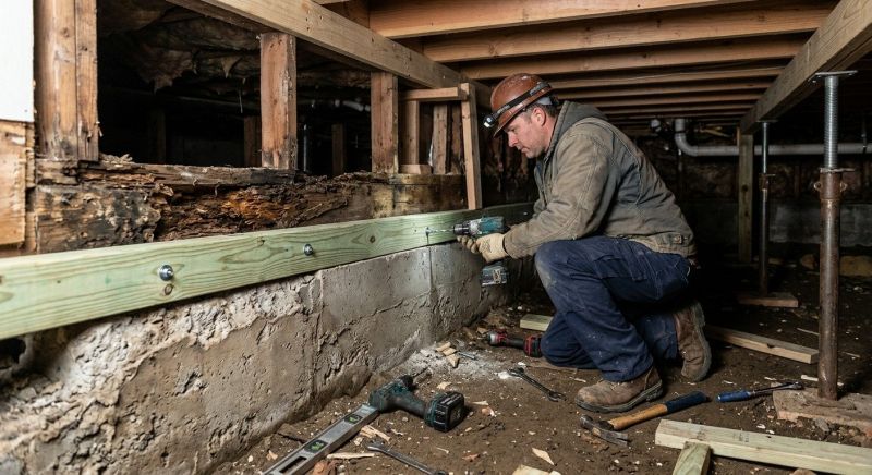 Sinking Foundation Repair in Beverly Hills, FL