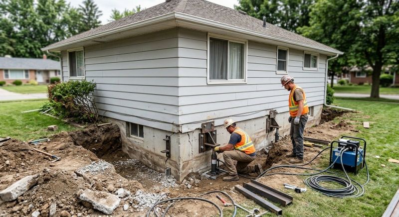 Sinking Foundation Repair in Hernando, FL