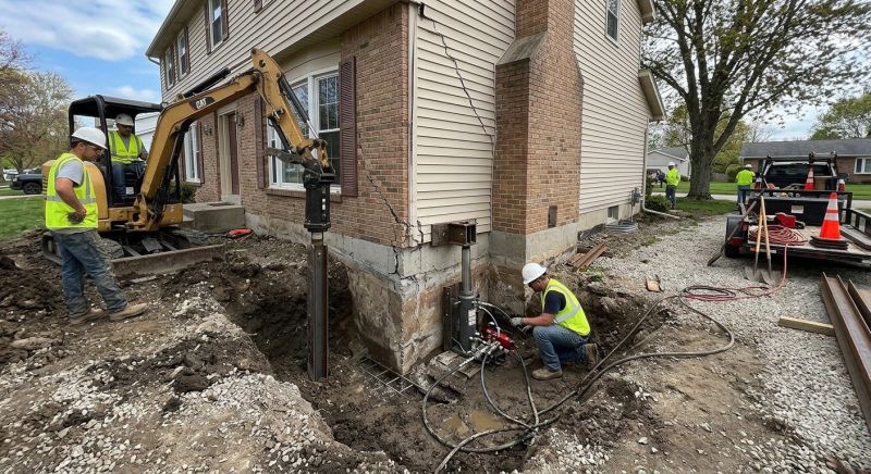 Sinking Foundation Repair in Morriston, FL